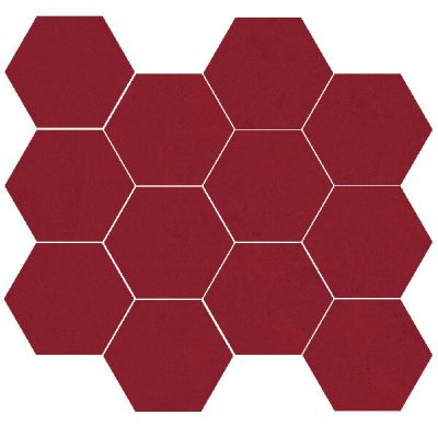 Bloom Chilli Hexagon Mosaic Matt