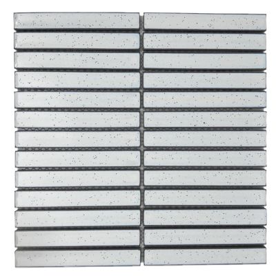 Concave Cool White Stack Gloss Chip Size 20x145x8mm Sheet Size 299x296mm