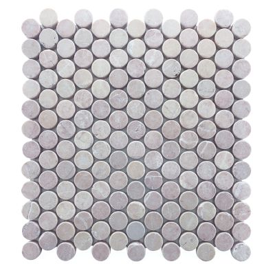 Rosso Penny Round Tumbled Chip Size 23mm Sheet Size 305x287x7mm