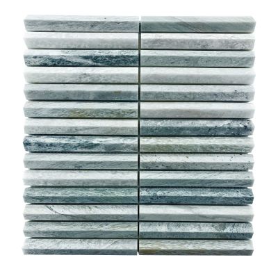 Mint 3D Stack Honed Chip Size 20x145 mmSheet Size: 306x292x(8-12)mm