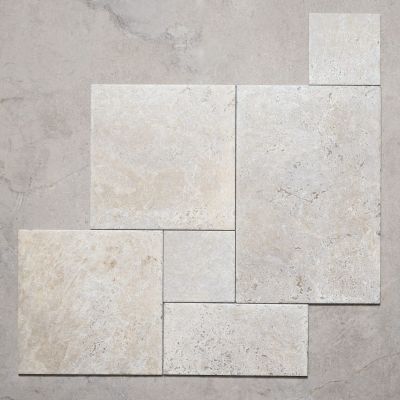 Aquitaine Silver Matt French Pattern