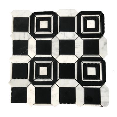 Palace Nero Chip Size 45x45mm Sheet Size 305x305x7mm