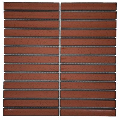 Concave Red Stack Gloss Chip Size 20x145x8mm Sheet Size 299x296mm