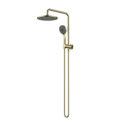 Round Half Column Shower Set PVD
Brushed Bronze
