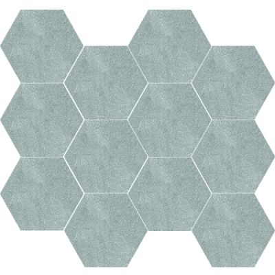 Bloom Grey Hexagon Mosaic Matt