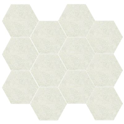 Bloom Vanilla Hexagon Mosaic Matt