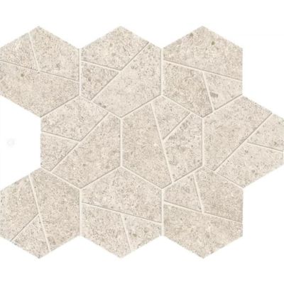 Boost Stone White Hexagon