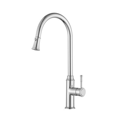 Montpellier Pull Out Kitchen Mixer Electroplated Chrome