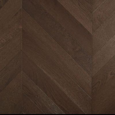 De Marque Oak Parquetry T&G Chevron Dark Brown