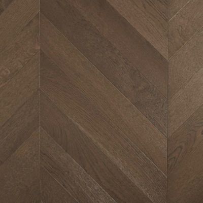 De Marque Oak Parquetry T&G Chevron Dark Brown