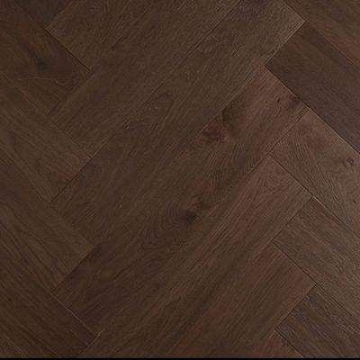 De Marque Oak Parquetry T&G Herringbone Dark Brown