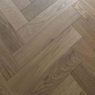 De Marque Oak Parquetry T&G Herringbone Ash Grey