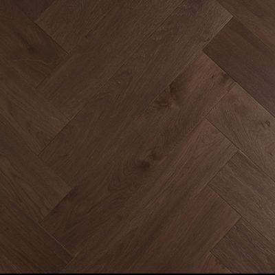 De Marque Oak Parquetry T&G Herringbone Dark Brown