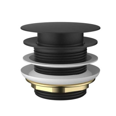 40Mm Pop-Up Waste For Baths
With Pull Out Centre Electroplated
Matt Black