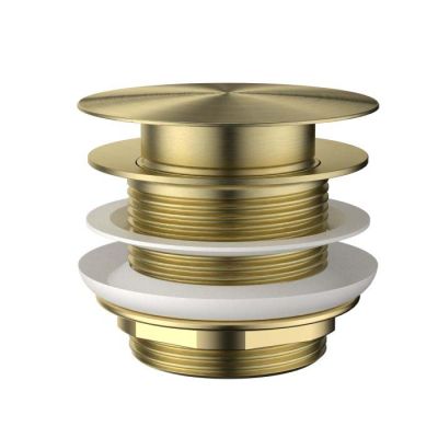 40Mm Pop-Up Waste For Baths
With Pull Out Centre PVDBrushed Bronze