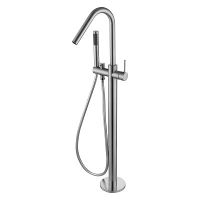 Star Freestanding Bath Mixer
With Hand ShowerElectroplated
Brushed Chrome