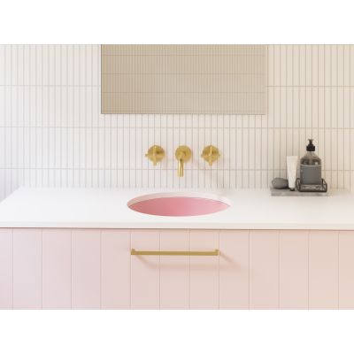 Allure Undermount Basin Pink Matt