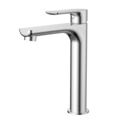 Nova Mid Rise Basin Mixer Brushed Chrome