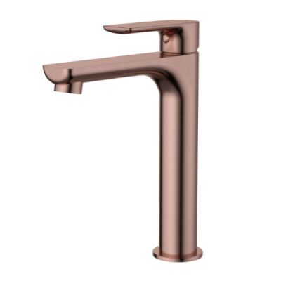 Nova Mid Rise Basin Mixer Champagne