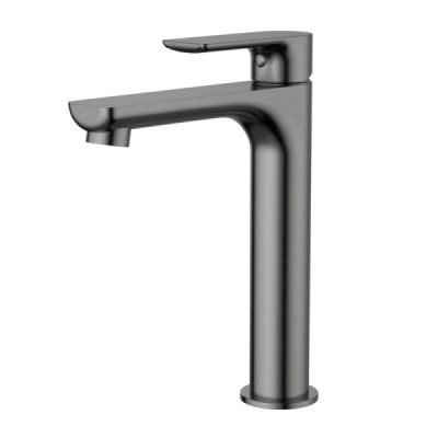 Nova Mid Rise Basin Mixer Gun Metal