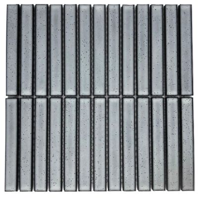 Concave Light Grey Stack Gloss Chip Size 20x145mm Sheet Size 296x299mm