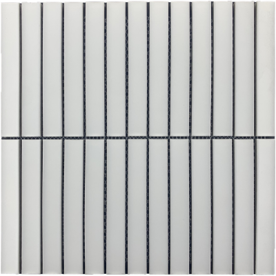 Concave White Stack Matt Chip Size 20x145x8mm Sheet Size 299x296mm