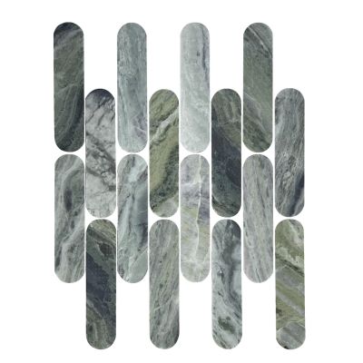 Connect Amazonica Honed Chip Size 35x150x10mm Sheet Size 294x302mm