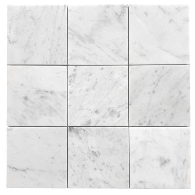 Carrara Square Honed 100x100x10mm