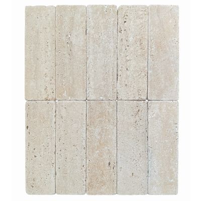 Rome Travertine Tumbled 200x65x10mm