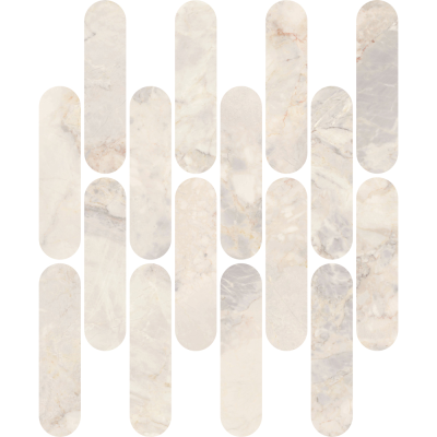 Kaolin Cielo Dolomite Mosaic-Oveletti SilkTec