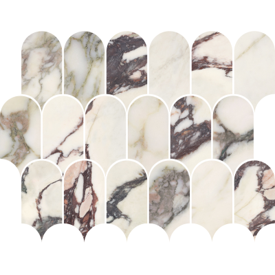 Kaolin Viola Mosaic-Roman Arches SilkTec