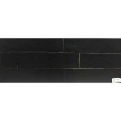 Leggo Black Ripple Irregular Edge Ceramic Matt