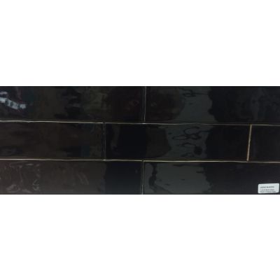 Leggo Black Ripple Irregular Edge Ceramic Gloss