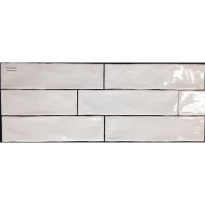 Leggo White Ripple Irregular Edge Ceramic Gloss