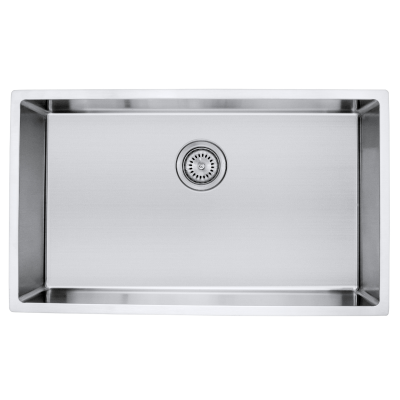 Coloured Single Bowl Sink 66L Stainless Steel