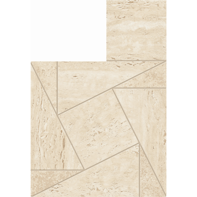 Marvel Travertine Sand Mosaico Tessellation