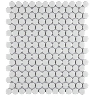 Penny White Matt 19mm Sheet Size: 315x309mm