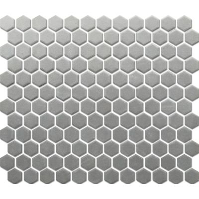 Custom-Made Plain Colours Glazed Hexagons PGHS-02153 Chip Size 23x26x4mm Sheet Size 260x300mm