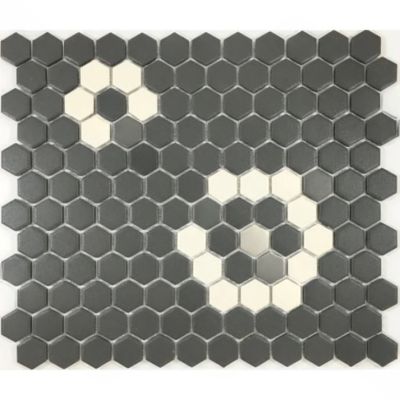 Custom-Made Pattern Unglazed Hexagons Pghshu002mix Chip Size 23x26x4mm Sheet Size 260x300mm
