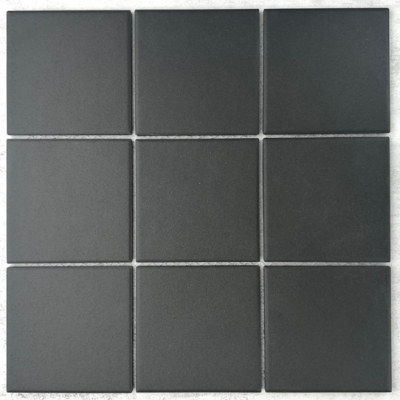 Unglazed Series Black Square Chip Size 48x48x5mm Sheet Size 306x606mm
