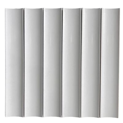 Concave Snow Satin Chip Size 50x300mm Sheet Size 315x300mm