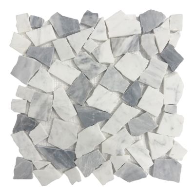 Crazy Carrara Bardiglio Honed Sheet Size 305x305x10mm