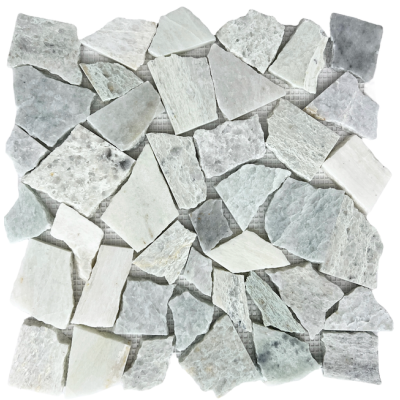 Crazy Mint Honed Chip Size 60x30mm Sheet Size 305x305x10mm