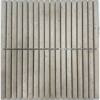 Mini Bamboo Portugal Honed Chip Size 15x151x15mm Sheet Size 305x305mm