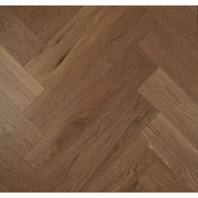 De Marque Oak Parquetry T&G Herringbone EU Latte