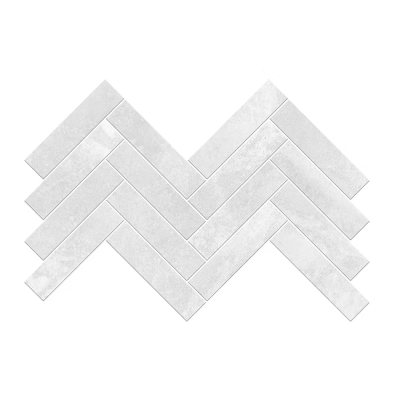 Soul White Matt Herringbone