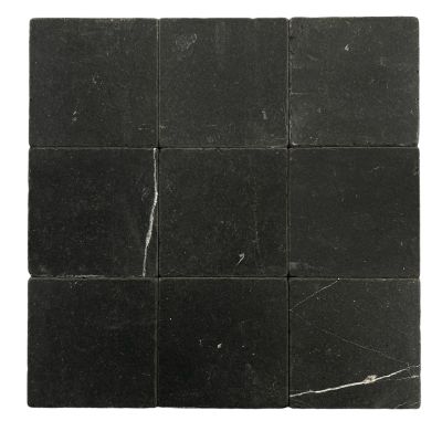 Nero Square 100 Tumbled 100x100x10mm