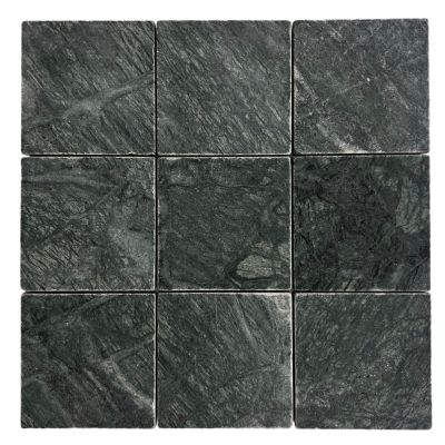 Verde Square 100 Tumbled 100x100x10mm