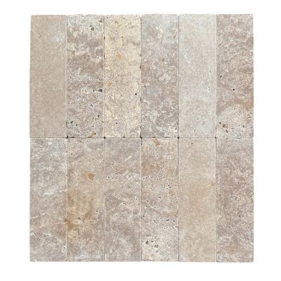Noce Travertine Subway Tumbled