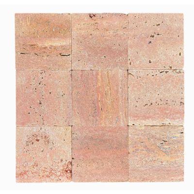 Travertine Red V2 100 Tumbled